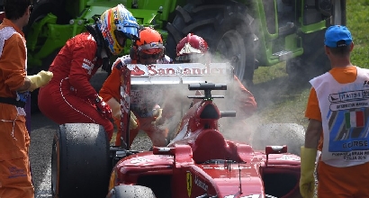 La Ferrari di Alonso a Monza (Afp) La Ferrari di Alonso a Monza (Afp)