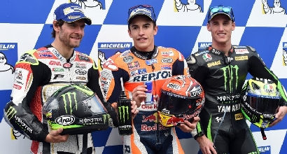 Crutchlow, Marquez e Pol Espargaro (Afp)
