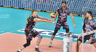 Volley, Superlega: Perugia a fatica su Milano, Lube ok