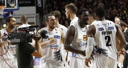 Basket, Serie A: Trento show, Venezia travolta