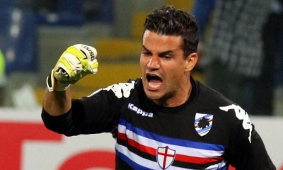 Allenamento calcio Sampdoria portiere Allenamento calcio Sampdoria portiere
