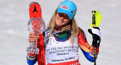 Sci, la Shiffrin vince la Coppa del Mondo. Slalom alla Vlhova
