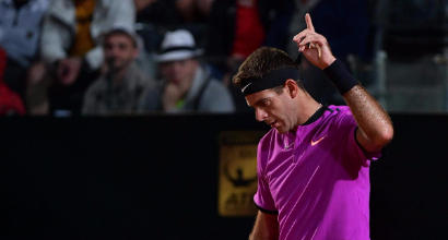 Del Potro, Foto LaPresse