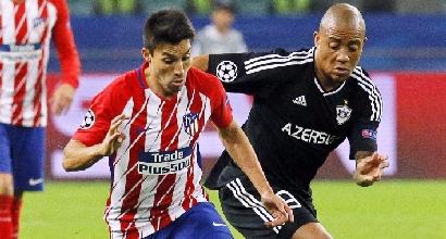Champions League: Atletico bloccato dal Qarabag
