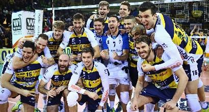 Volley, SuperLega: Modena e Trentino tornano in corsa nelle semifinali