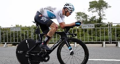 Giro d'Italia: oggi il via a Gerusalemme. Froome cade nella ricognizione