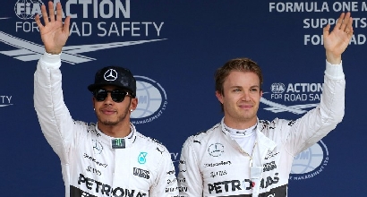 Hamilton e Rosberg (Afp)