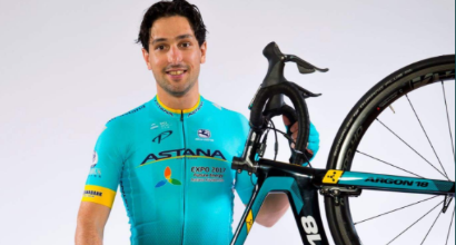 Ciclismo, brutta caduta per Oscar Gatto: sbatte la testa sull'asfalto