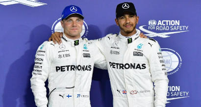 Bottas-Hamilton, AFP