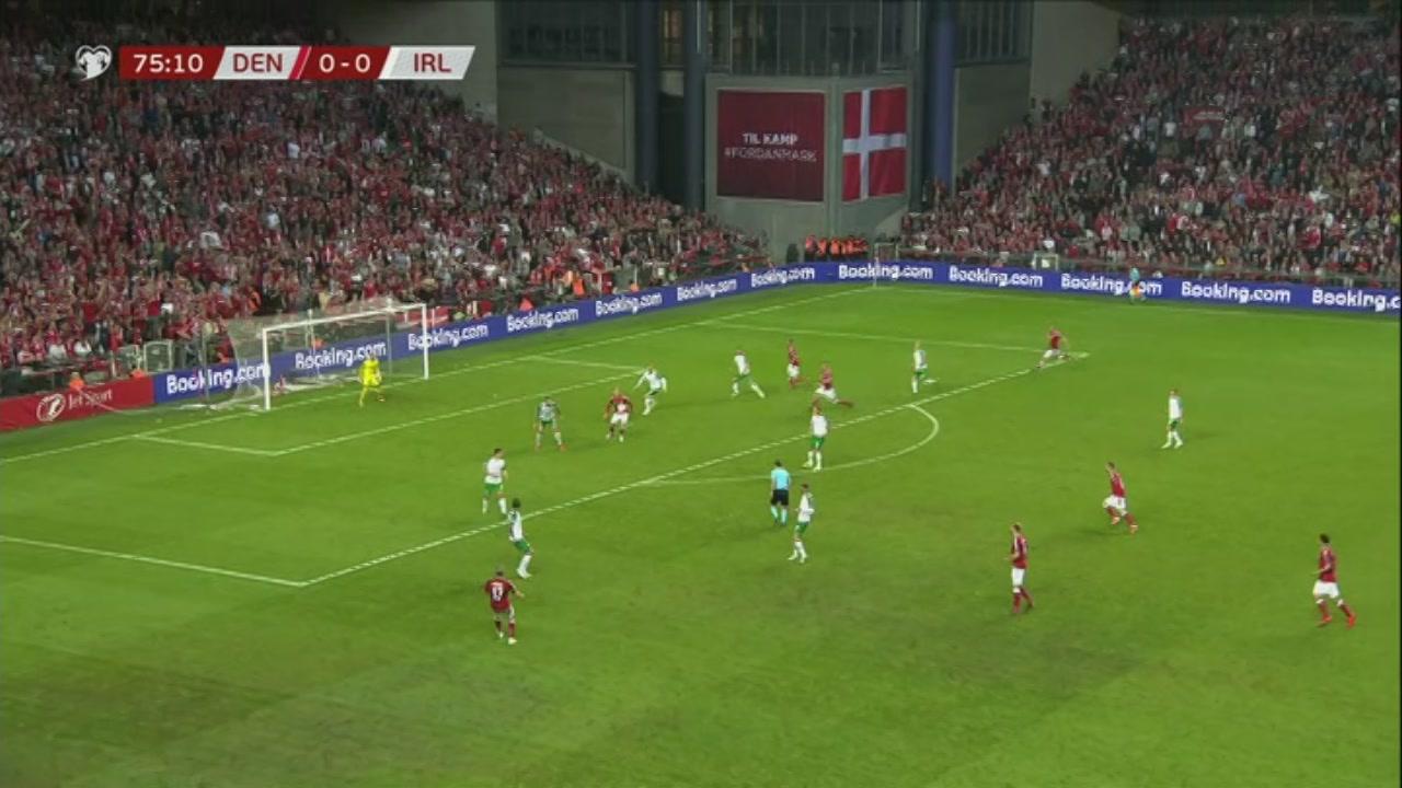 Euro 2020, Danimarca-Irlanda 1-1: highlights