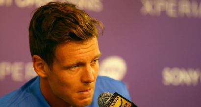 Berdych deluso, foto Afp Berdych deluso, foto Afp