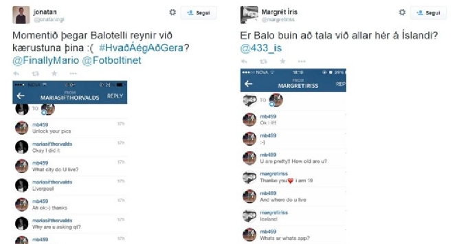Image result for balotelli a maria instagram