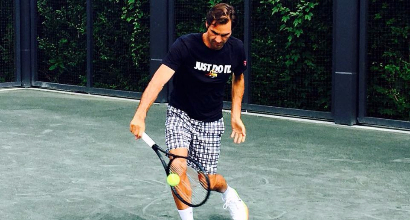 Federer, Foto da Twitter