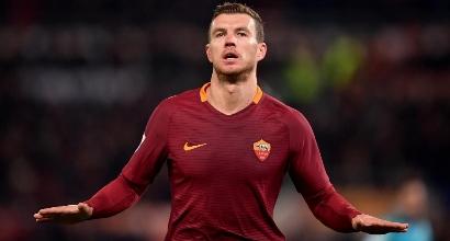 Dzeko, foto Lapresse