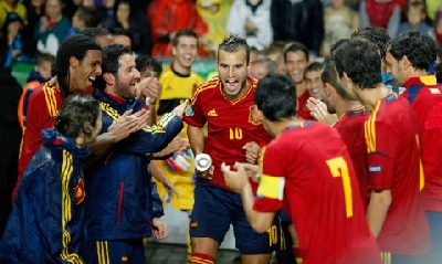 La Spagna campione, Afp La Spagna campione, Afp