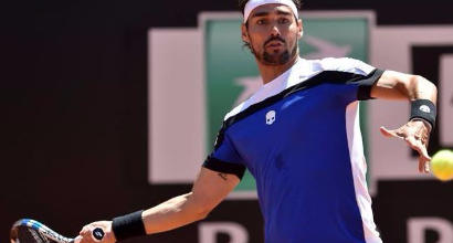 Fognini, Foto LaPresse