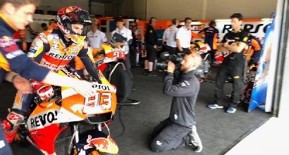Test MotoGP: al Mugello Marquez è il più veloce, poi cade
