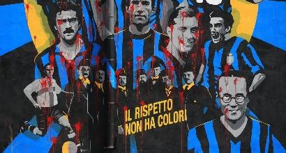 Inter-wall imbrattato, la replica dei nerazzurri: "Il rispetto non ha colori"