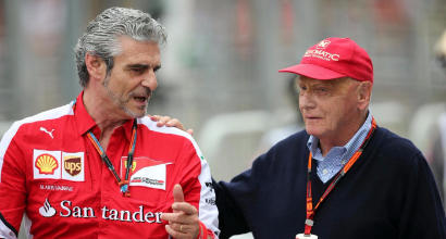 Arrivabene-Lauda, LaPresse