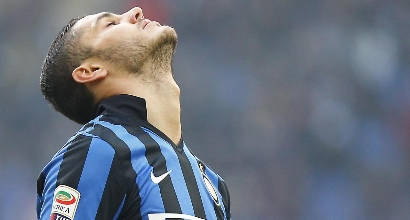 Icardi, foto Lapresse