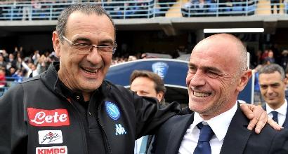 Napoli, Sarri: "Prendiamo i tre punti e andiamo a casa"