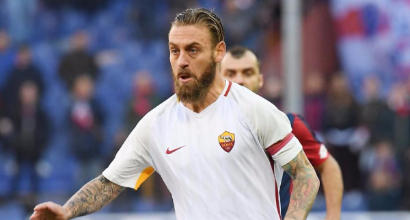 Roma, due turni di squalifica per De Rossi: "Gravemente antisportivo"