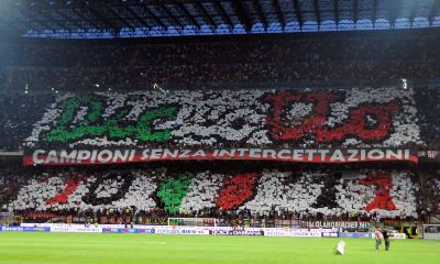 Lo striscione della Curva, Lapresse Lo striscione della Curva, Lapresse