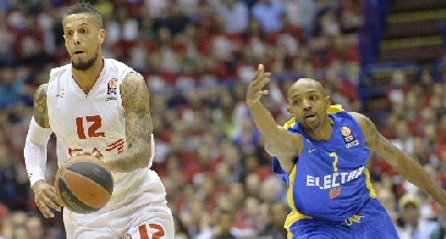 Milano-Maccabi, foto Ansa Milano-Maccabi, foto Ansa