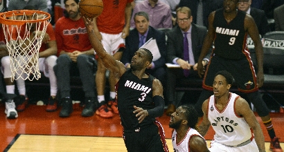 Nba, playoff: l'overtime premia Toronto, 1-1 con Miami