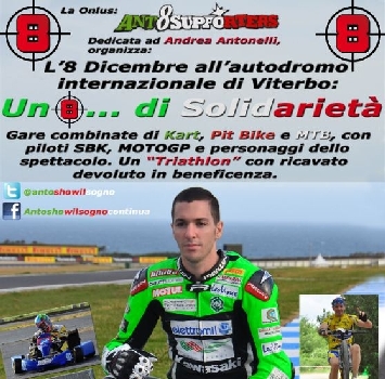 Gare di kart, pit bike e MTB per ricordare Andrea Antonelli Gare di kart, pit bike e MTB per ricordare Andrea Antonelli
