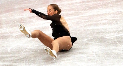 Carolina Kostner, foto Afp Carolina Kostner, foto Afp