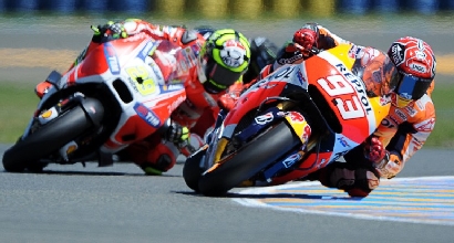Iannone e Marquez (Afp)