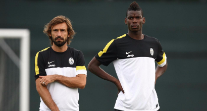 Andrea Pirlo e Paul Pogba (LaPresse)