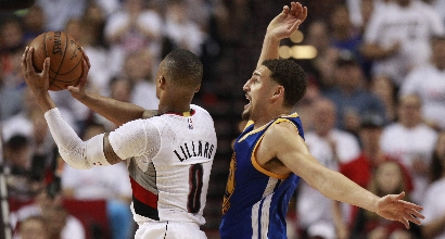 Playoff Nba: Lillard travolge i Warriors, ok Raptors a Miami