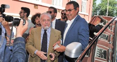 Napoli, Sarri-De Laurentiis: incontro positivo, filtra ottimismo