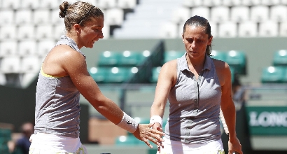 Errani e Vinci, foto Ansa Errani e Vinci, foto Ansa