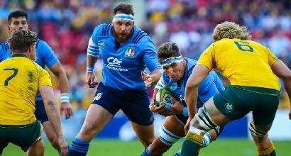 Rugby: l'Italia lotta, ma vince l'Australia
