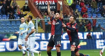 Serie A, Genoa-Spal 1-1: caos Var, a Lapadula risponde Lazzari