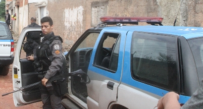 Polizia Brasile, foto Afp Polizia Brasile, foto Afp