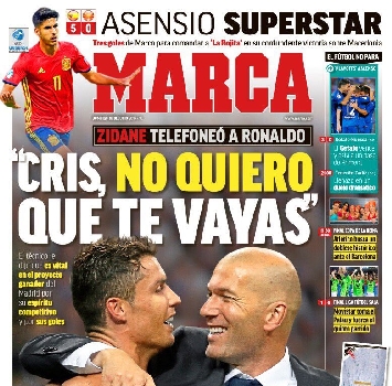 Real Madrid, Zidane chiama Ronaldo: "Resta, sei troppo importante"