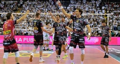 Volley, Superlega: ottava meraviglia per Perugia, aggancio Lube su Modena