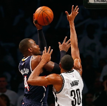 Millsap degli Hawks, foto Afp Millsap degli Hawks, foto Afp