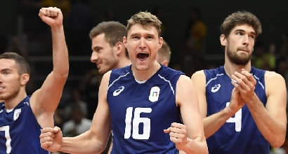 Rio 2016, volley uomini: battuto l'Iran, l'Italia in semifinale