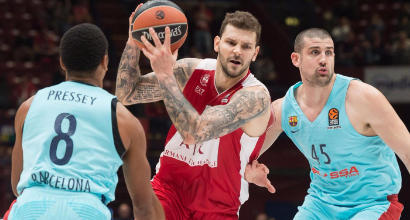 Eurolega: Milano-Barcellona 78-74, l'Olimpia si sblocca