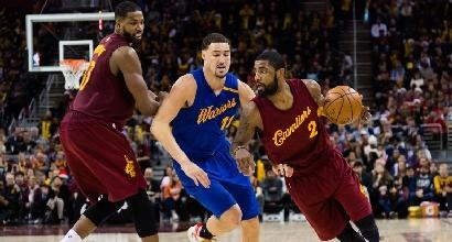 Nba: Warriors rimontati, urlo Cavs