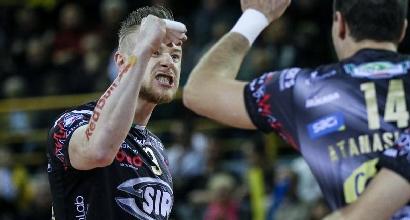 Volley, quarti di finale Scudetto: Perugia batte Ravenna e si prende la semifinale