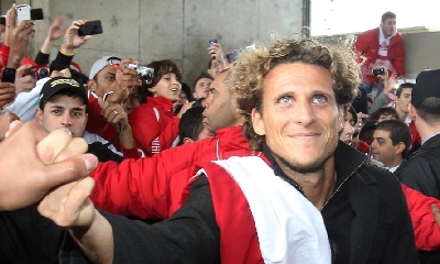 Diego Forlan, Foto LaPresse Diego Forlan, Foto LaPresse