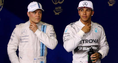 Bottas e Hamilton, AFP