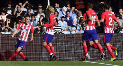 Liga: Gameiro fa volare l'Atletico, il Real supera l'Eibar