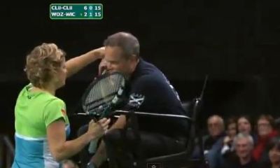 Tennis, lo scherzo della Clijsters Tennis, lo scherzo della Clijsters